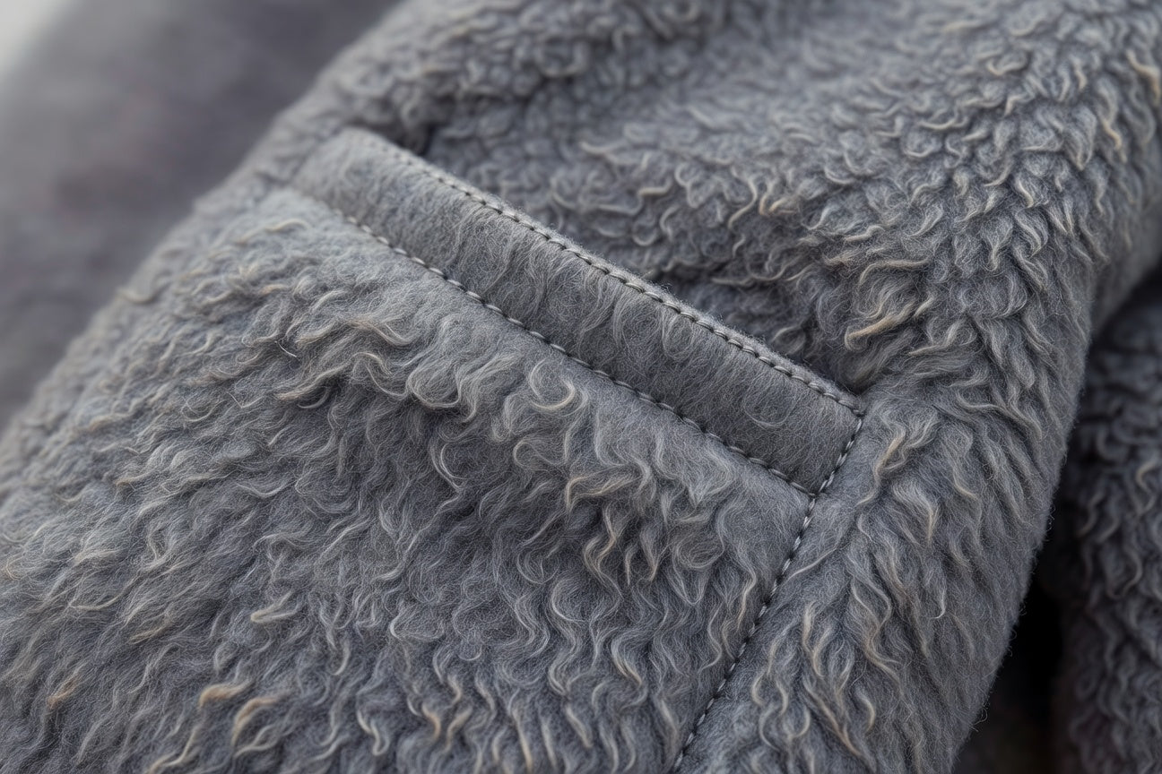 Chaqueta Gris Detail