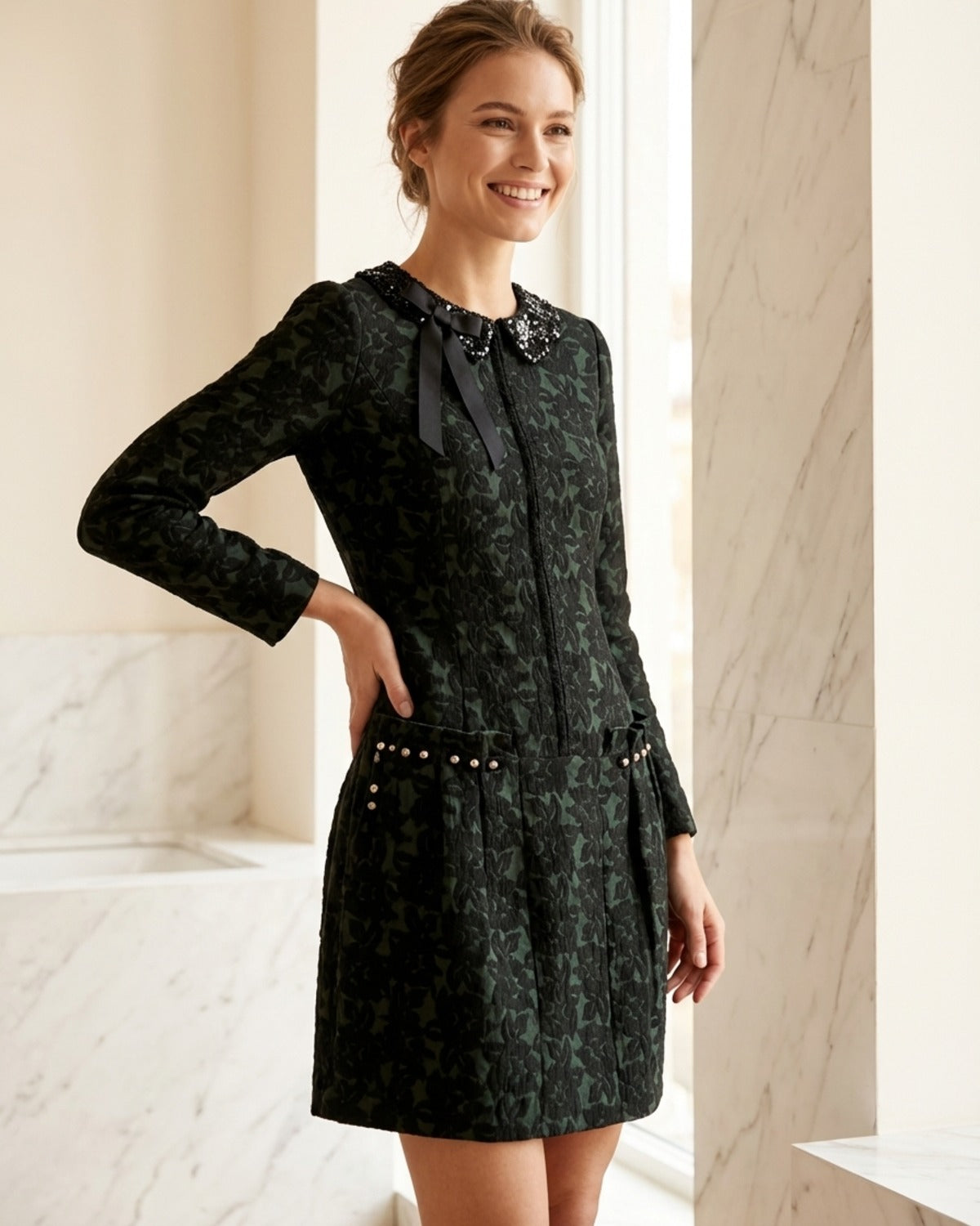 Vestido Satinée de Hériter — vista lateral
