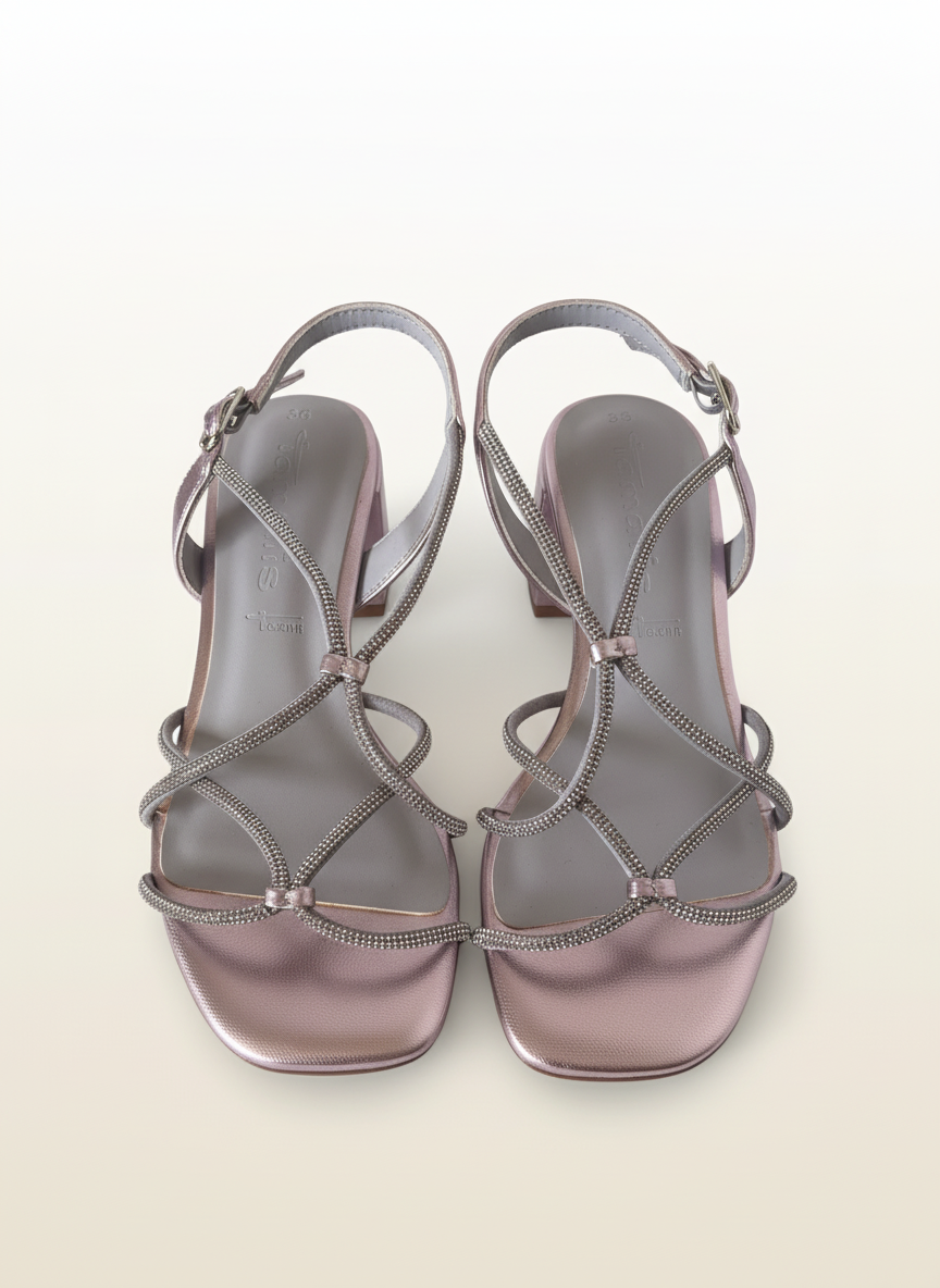 Tamaris Sandalias Rosé Strass Talla 36 - Vista 1