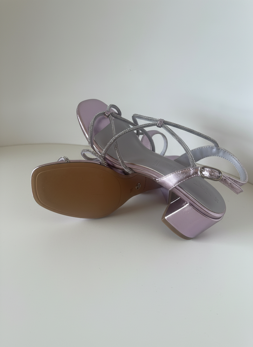 Tamaris Sandalias Rosé Strass Talla 36 - Vista 2